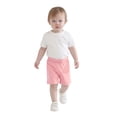 thumbnail image 2 of Resinta 4 Packs Unisex Baby Toddler Cotton Shorts Baby Pull-on Shorts with Drawstring Soft Summer Clothes for Daily Wear, 2 of 9