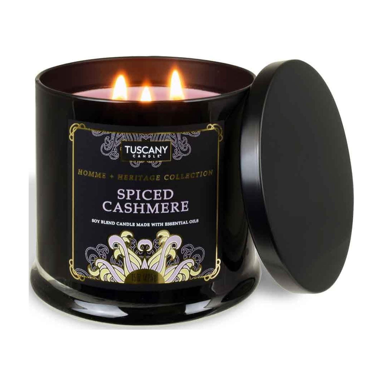 Spiced Cashmere Scented Jar Candle (15 oz) – Homme + Heritage Collection