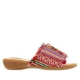 thumbnail image 5 of Minnetonka Violet Frayed Fabric Slide Sandal, 5 of 9