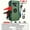 J35 Green-10000A (Upgraded Single Start + Inflation Function), variant on 10000A 7-in-1 Car Emergency Jump Starter with 150PSI Air Pump, Digital Tire Inflator LED Light, Portable Power Supply for Gas Diesel Vehicle Batteries