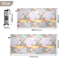 thumbnail image 4 of DreamtimesPurple Flowers Microfiber Quick Drying Beach Towel with a Carrying Bag Absorbent and Sand Free Towel for Kids Teens Adults Travel Gym Camping Pool Yoga Outdoor and Picnic, 4 of 7