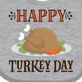 thumbnail image 4 of Inktastic Thanksgiving Happy Turkey Day Boys or Girls Baby Bib, 4 of 4