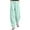 Mint Green, variant on ABATAB Harem Pants for Women Casual Loose Fit Lantern Pants Drawstring Cotton Linen Trousers with Pockets