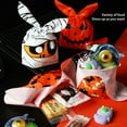 thumbnail image 2 of Inteprter Paquete de 50 bolsas de dulces de Halloween, bolsa de galletas para festivales, organizador de embalaje de regalo de galletas reutilizable Kits de decoración para fiestas Tipo 2 Inteprter HA064848-02, 2 of 6