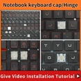 thumbnail image 1 of Replacement Key Cap&Hinge For MSI GP75 GL75 MS-17E4 LCD MS-17E3 MS-17E7-16J2 GE62 GS60 GS70 CX62 GT72 GE72 Keyboard Keys Keycaps 1 Keycap, 1 of 5