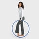 thumbnail image 3 of Pantalones deportivos adelgazantes de pierna ancha ENTASSER para mujer DL337, 3 of 3