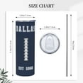 thumbnail image 4 of Dallas Tumblers Cup Insulation Travel Stainless Steel Mug Navy, 4 of 6