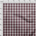 thumbnail image 3 of oneOone Cotton Cambric Maroon Fabric Check Sewing Fabric By The Yard Printed Diy Clothing Sewing Supplies 42 Inch Wide, 3 of 4
