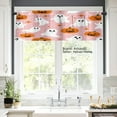 thumbnail image 2 of AshasdS Halloween Ghost Pumpkin Polyester Window Valance Curtain for Home Kitchen Living Room Bedroom Bathroom Decor 54x18 inch, 2 of 5