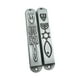 thumbnail image 4 of 2 piezas de puerta Mezuzahs de Metal, mesiánico, regalos decorativos modernos de inauguración de la casa, arte de la pared de la casa, decoración del plata, 4 of 8