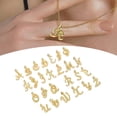 thumbnail image 4 of Jewelry DIY Letter Pendant, 260pcs Exquisite Letter Pendant Set Decoration Alloy  For Home, 4 of 8