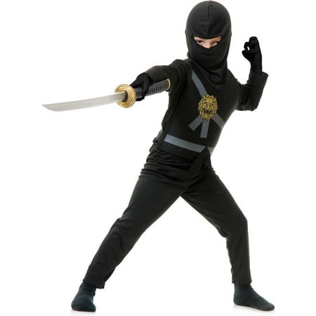 Black Ninja Avenger Kids Costume