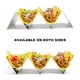 thumbnail image 4 of Soporte de concha de taco de acero inoxidable Bandeja de soporte de panqueques mexicanos (sin orejas) Ehuebsd Para estrenar, 4 of 4