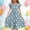 Multicolor H, variant on SGFCWSX Toddler Girls Dress Flutter Sleeve Bunny Print Tiered A-Line Summer Casual Swing Dress for Kids Multicolor Size 5T