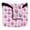 Cherry on Plaid, variant on Haosy Pink Block Golf Mallet Putter Cover Strong Magnetic Leather Golf Club Headcover Closure