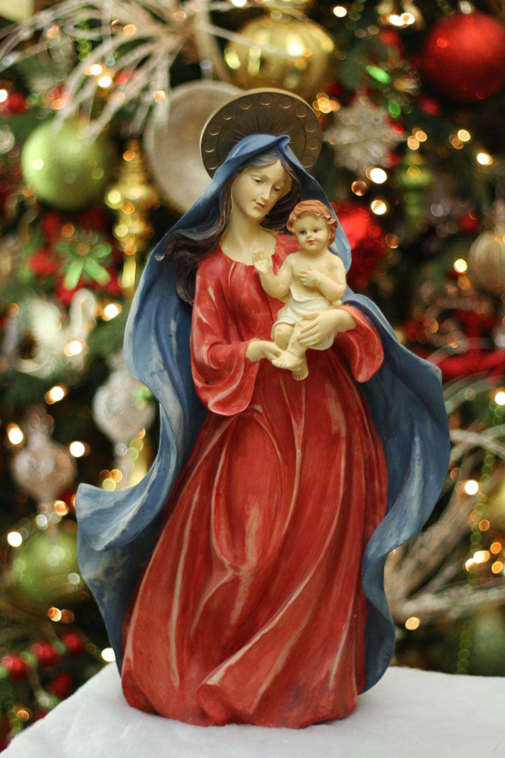 18 5 Religious Virgin Mary With Baby Jesus Christmas Nativity