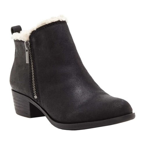 lucky brand basel shearling bootie