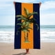 thumbnail image 4 of Toalla de playa rectangular - Manta de playa de microfibra y chal de baño de secado rápido para la playa, absorbente rápido de agua y portátil, para uso en todas las estaciones, 4 of 7