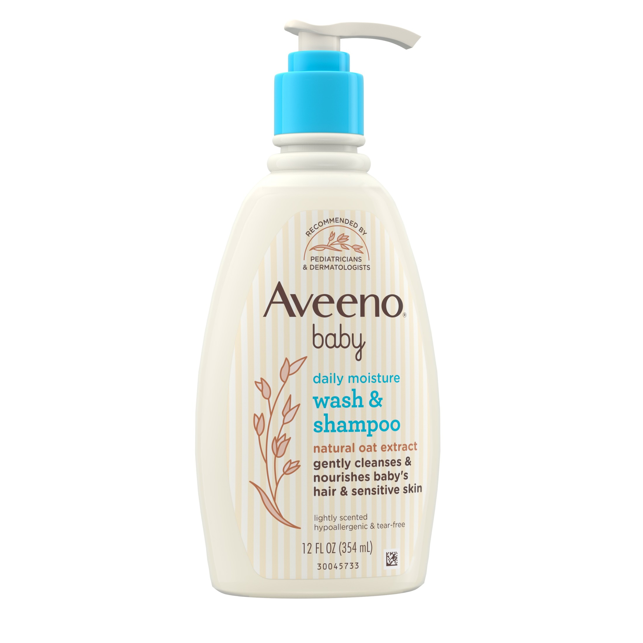 Aveeno Baby Daily Moisture Body Wash & Shampoo, Oat Extract, 12 fl. oz - image 11 of 14