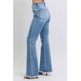 thumbnail image 4 of Judy Blue Full Size Raw Hem High Rise Bootcut Jeans, 4 of 9