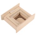 thumbnail image 2 of KAKOWELY Meubles de Maison de Poupée Cheminée Mini Modèle de Cheminée Décoration de Cheminée Non Peinte,4.02x"X3.46"X1.22 Pouces, 2 of 5