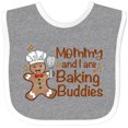 thumbnail image 3 of Inktastic Mommy and I Are Baking Buddies Boys or Girls Baby Bib, 3 of 4
