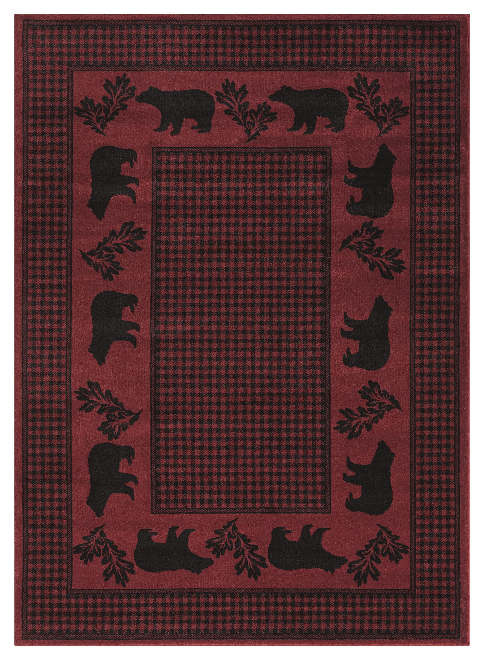 United Weavers Plateau Oakley Lodge Southwestern Accent Rug, Red, 1'10" x 3'