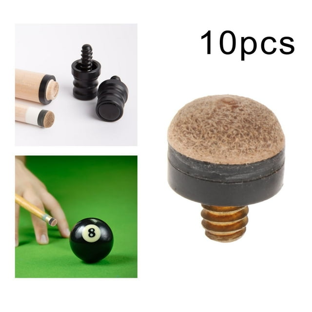 10 Uds Puntas para Tacos de Billar Shamjiam Punta de taco de billar 11MM
