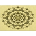 thumbnail image 1 of Ahgly Company Machine Washable Indoor Rectangle Transitional Harvest Gold Area Rugs, 8' x 12', 1 of 7