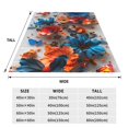 thumbnail image 3 of Fotbe 3D Butterfly Manta de Franela Acolchonada con Estampado, Súper Suave y Esponjosa, Extra Grande para Sofá, Cama, Uso Todo el Año-50"x40", 3 of 7