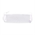 thumbnail image 2 of CoreLiving White Mesh Pencil Pouch Zipper Closure Multipurpose Pen Bag Small Mesh Pouch for Office Organization Travel Storage Bags Purse Essentials Zipper Pouch 1 Pack, 2 of 6
