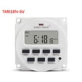 thumbnail image 1 of SINOTIMER Digital Weekly Timer 7 Days Programmable Time Switch Relay 220V 230V 110V AC 12V 24VDC TM618 Electronic Timers Control, 1 of 6