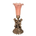 thumbnail image 7 of Meyda 11015 13 in. Twin Cherub Pond Lily Mini Lamp, 7 of 7