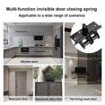thumbnail image 4 of 3Pcs Self Closing Spring Door Hinge Mute 4 Inch Cabinet Door Automatic Door Closer Anti-Rust ,Easy to Install, 4 of 6