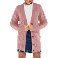 thumbnail image 1 of Gibobby Chaqueta de invierno para niñosNiñas Niños manga larga invierno cálido prendas de vestir chaqueta abrigo Color sólido moda prendas de vestir(Rosa, 6-7 Años), 1 of 5