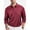 Wine, variant on ZZwxWA Men's Long Sleeve Henley Shirts Regular Fit Casual Button Classic Golf Work Shirt Collared Basic Tee Tops with Pocket