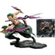thumbnail image 2 of Figura de acción de One Piece, habilidad de lucha de tres cuchillos, modelo de Anime Roronoa Zoro, decoraciones, juguete de PVC, regalo qiuyongming unisex, 2 of 2