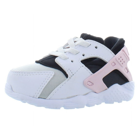 Nike Huarache Run Infant/Toddler Shoes Size 4, Color: White/Black/Pink