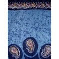 thumbnail image 2 of Batik Curtain Drape Panel Cotton 46" x 88" Blue, 2 of 2