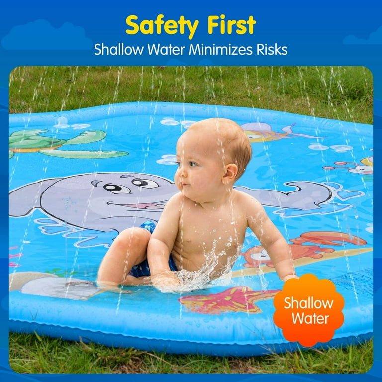 Inflatable Water Sprinkler Play Mat – 1lovebaby