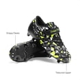 thumbnail image 4 of Tacos de Fútbol Juveniles Dream Pairs Talla 8 Negro Verde Neón, 4 of 5