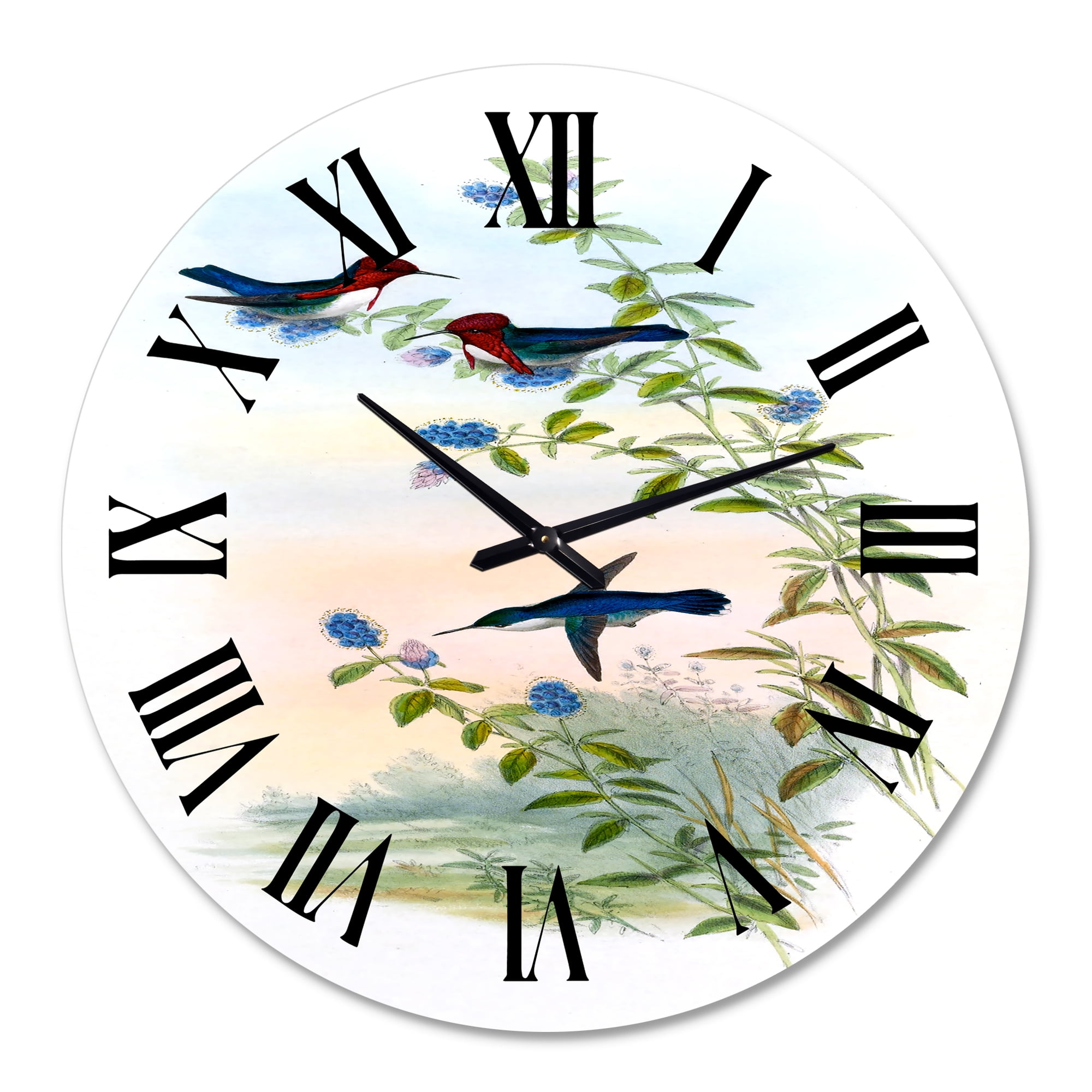 Designart 1 in Quartz Traditional Wall Clock