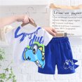 thumbnail image 4 of Vedolay Short Sets Boy 2 Piece Outfits Boys Clothing Sets Short Sleeve Tee and Shorts Boys' Short Sets,Green 0 Months, 4 of 5