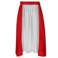 thumbnail image 6 of FEIFLY Holiday Women Classic Solid Color Half Apron With Ties For Party Dresses Bavarian Style Cozy Wear, 6 of 8