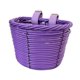 thumbnail image 2 of Cesta de bicicleta para niños, cesta delantera para manillar, portaequipajes portátil con correas ajustables Púrpura, 2 of 9