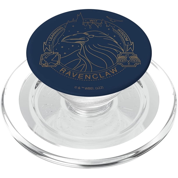 PopSockets PopGrip para MagSafe, arte lineal de Harry Potter Ravenclaw