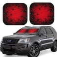 thumbnail image 1 of Saiise Spiders On The Web And Space for Foldable Car Sun Shades (2-Pack) Offer Sun Protection with an Easy-fold Design for Convenient Windshield Shading-Large, 1 of 6