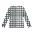 thumbnail image 7 of KyCheLot Girls Plaid Tshirts Long Sleeve Print Pullover Long Sleeve School Daily Wear Tops 5-14 Years, 7 of 7