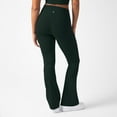 thumbnail image 5 of YITTY Active Women's Ultraluxe Kick Flare High Waist Legging, Athleisure, 4-Way-Stretch, Everpine, S, Petite | 28" Inseam, 5 of 7