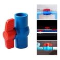 thumbnail image 6 of PVC Ball Two Way Plumbing Fixtures T Handle Water Shut Off for Landscape and Irrigation Swimming Pool Equipment Water Treatment , blue 20mm, 6 of 8